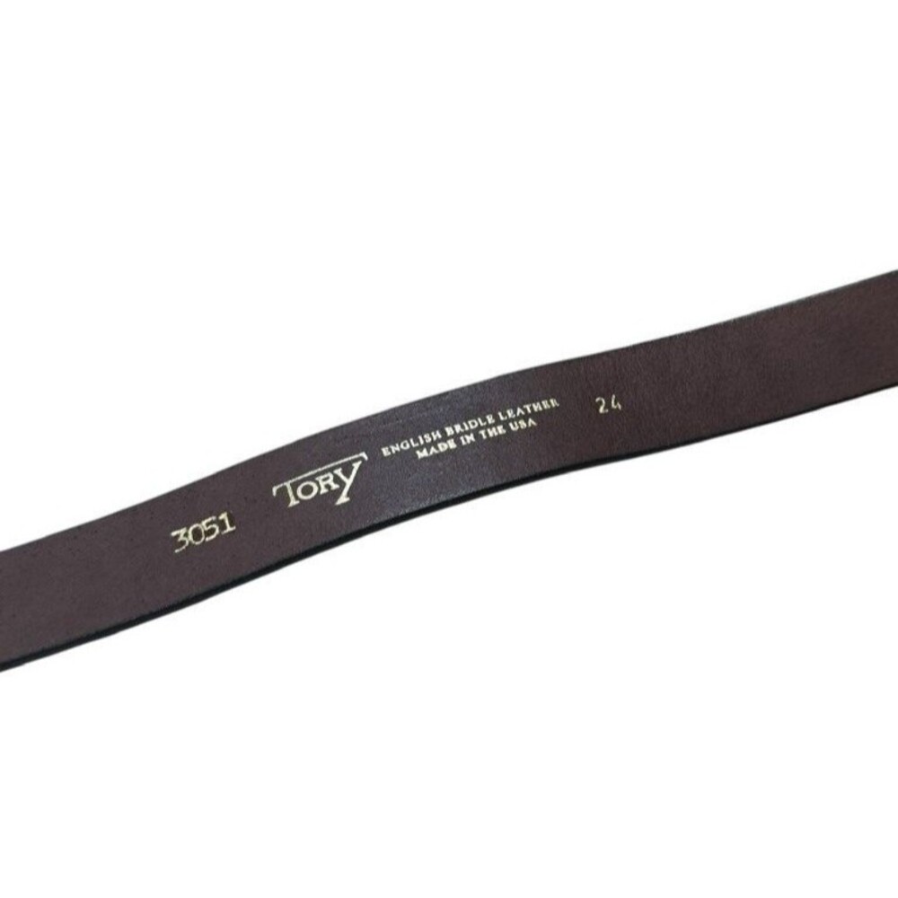 Tory Women's English Bridle Leather Belt 3051 Brown Size 24 Equestrian Riding